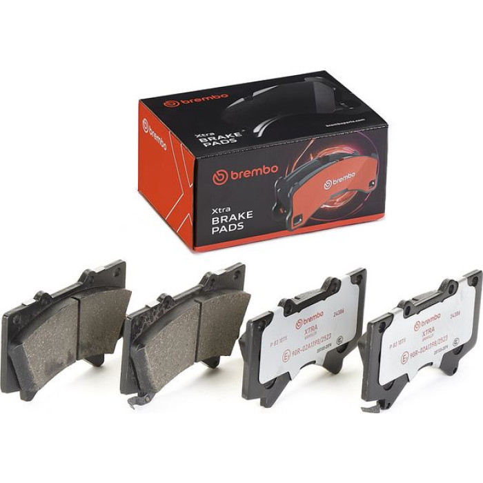 BREMBO Bremsbelagsatz, Scheibenbremse P 83 107X BREMBO Bremsbelagsatz, Scheibenbremse P 83 107X