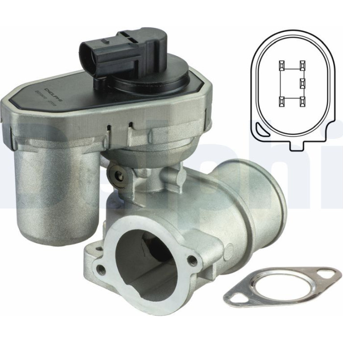 Delphi AGR-Ventil EG10410-12B1 Delphi AGR-Ventil EG10410-12B1