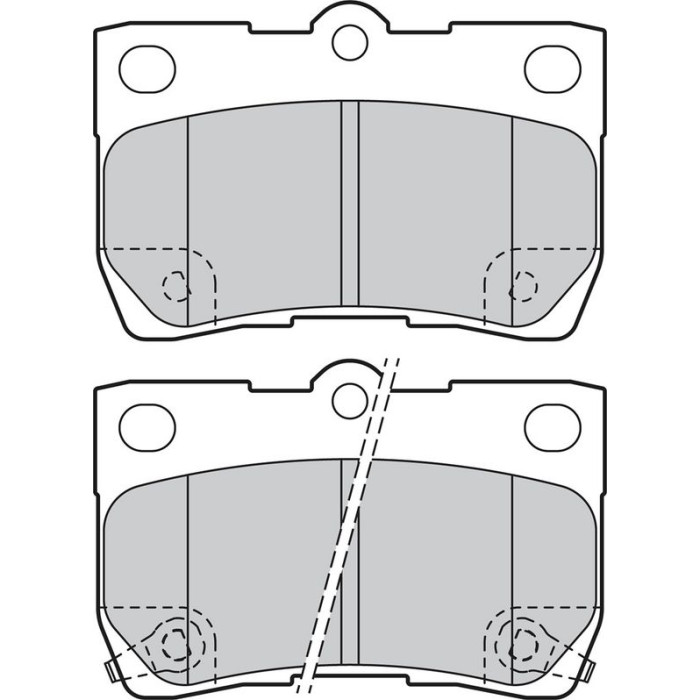 Valeo Bremsbelagsatz 598888 Valeo Bremsbelagsatz 598888