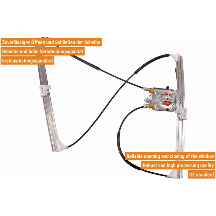 VAICO V46-0560 Fensterheber vorne rechts, ohne Motor, elektrisch VAICO V46-0560 Fensterheber vorne rechts, ohne Motor, elektrisch