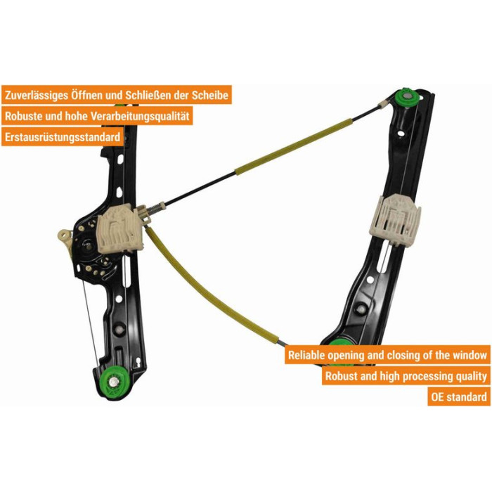 VAICO V20-1537 Fensterheber vorne links, ohne Motor, elektrisch VAICO V20-1537 Fensterheber vorne links, ohne Motor, elektrisch