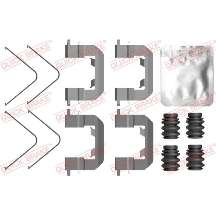 Quick Brake Zusatzsatz für Scheibenbremsbeläge 109-0123 Quick Brake Zusatzsatz für Scheibenbremsbeläge 109-0123