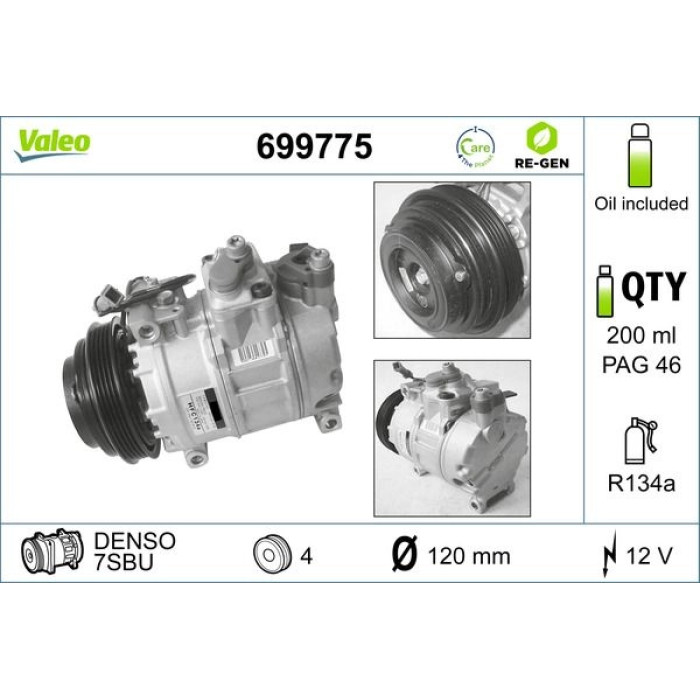 Valeo Kompressor 699775 Valeo Kompressor 699775
