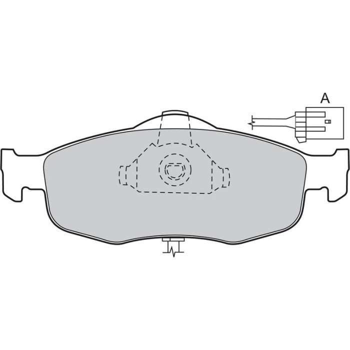 Valeo Bremsbelagsatz 598033 Valeo Bremsbelagsatz 598033