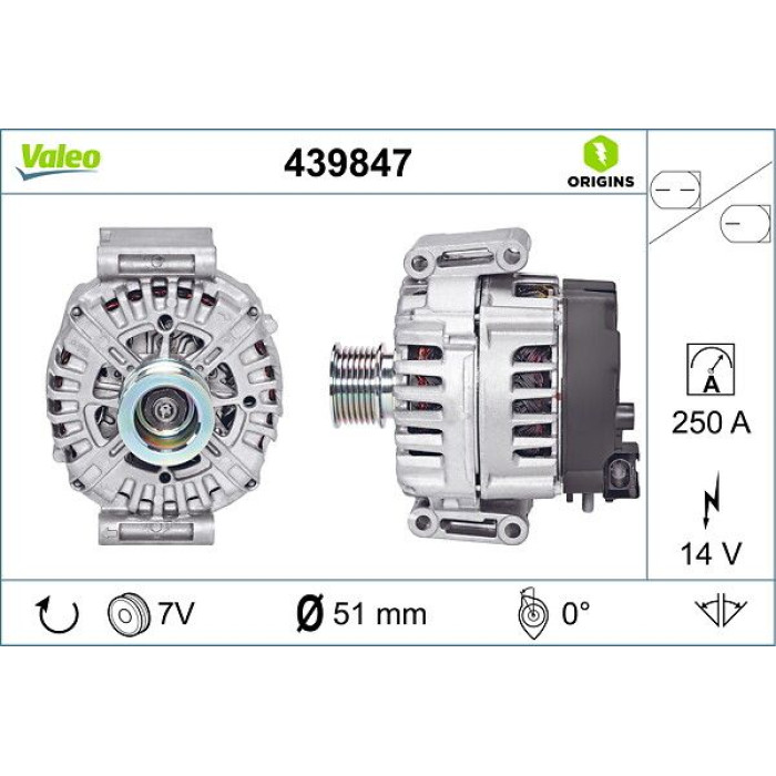 Valeo Lichtmaschine 439847 Valeo Lichtmaschine 439847