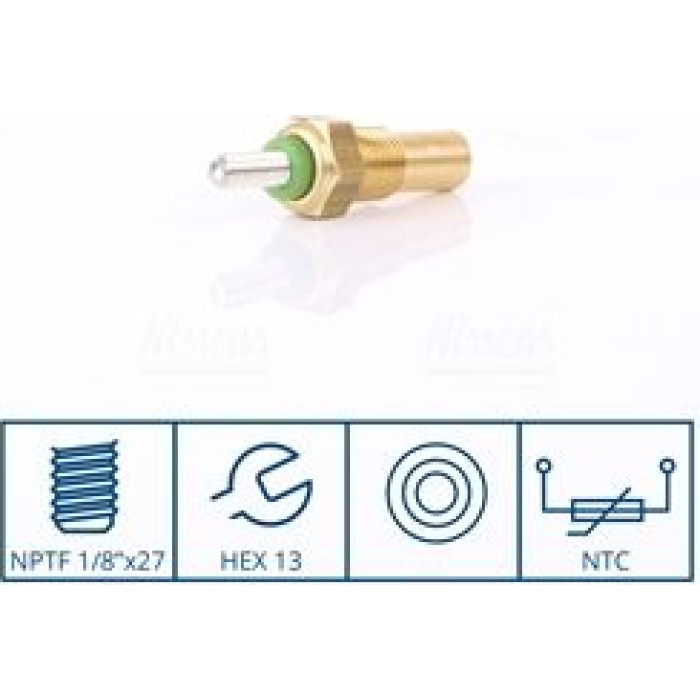 Nissens Kühlmitteltemperatursensor 207077 Nissens Kühlmitteltemperatursensor 207077