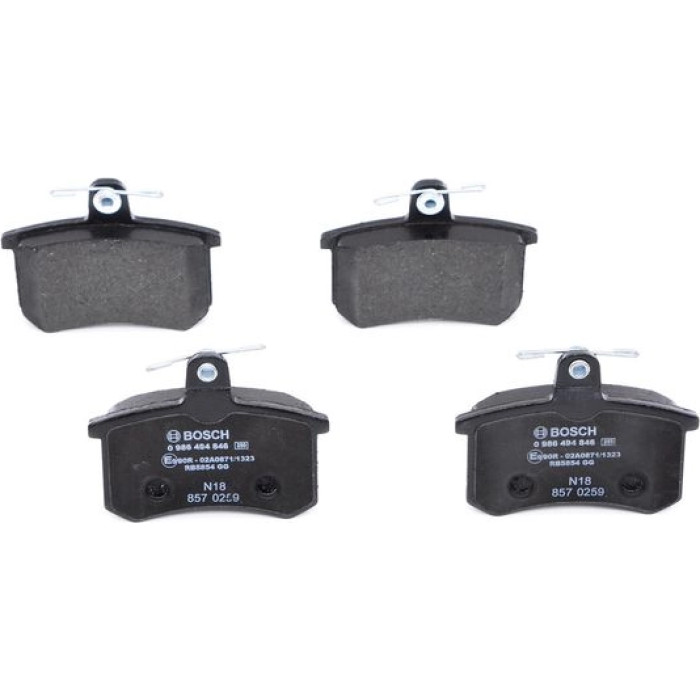 0 986 494 846 Bosch Bremsbelagsatz Premium 0 986 494 846 0 986 494 846 Bosch Bremsbelagsatz Premium 0 986 494 846