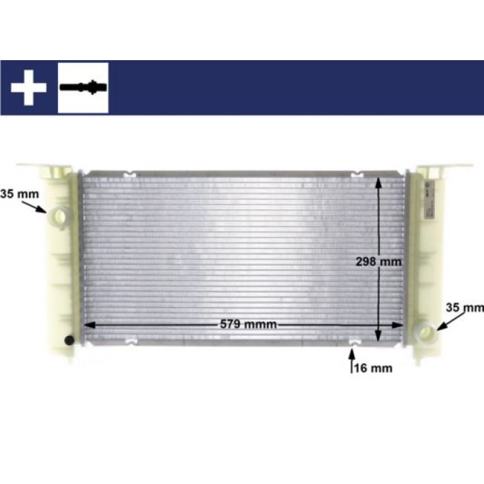 MAHLE Kühler, Motorkühlung CR 1449 000S MAHLE Kühler, Motorkühlung CR 1449 000S