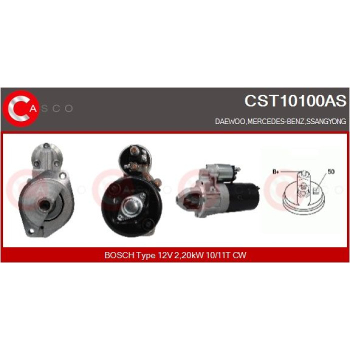CASCO Anlasser CST10100AS CASCO Anlasser CST10100AS