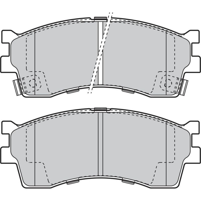 Valeo Bremsbelagsatz 598910 Valeo Bremsbelagsatz 598910