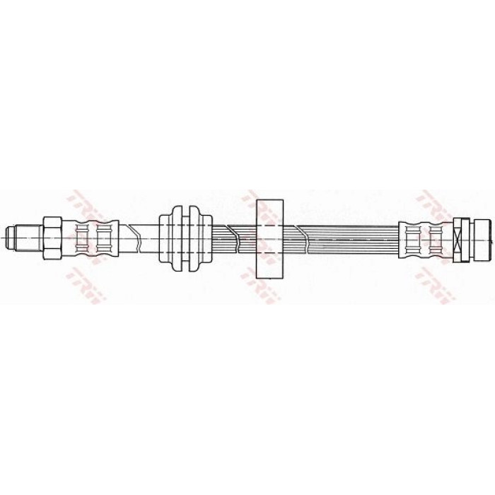 TRW Bremsschlauch Hinterachse PHB257 TRW Bremsschlauch Hinterachse PHB257
