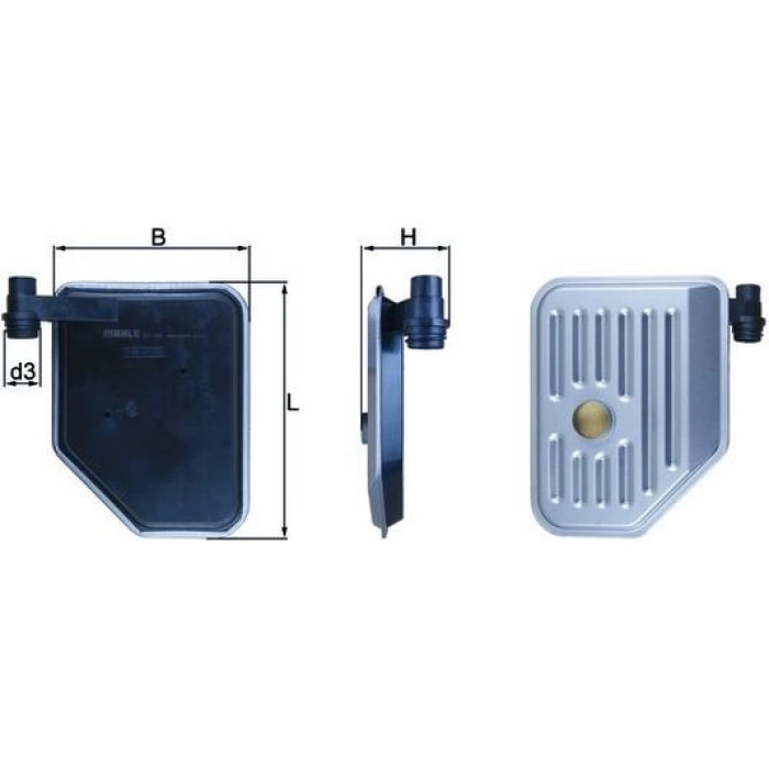 MAHLE Hydraulikfilter, Automatikgetriebe HX 156 MAHLE Hydraulikfilter, Automatikgetriebe HX 156