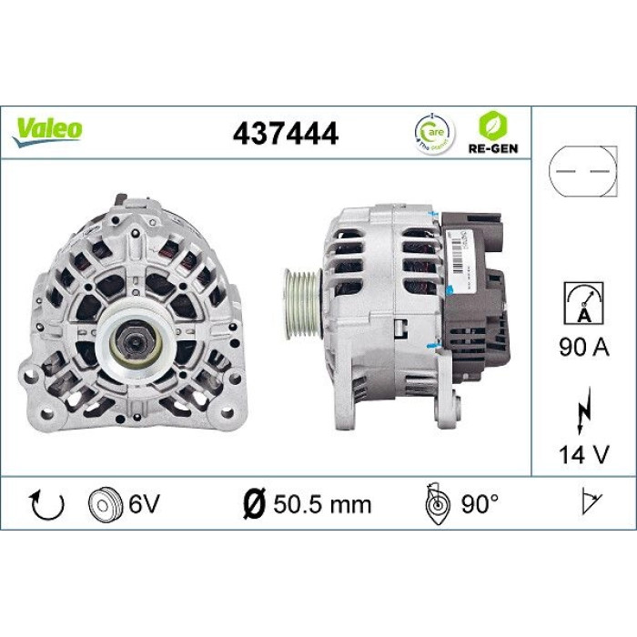 Valeo Lichtmaschine 437444 Valeo Lichtmaschine 437444