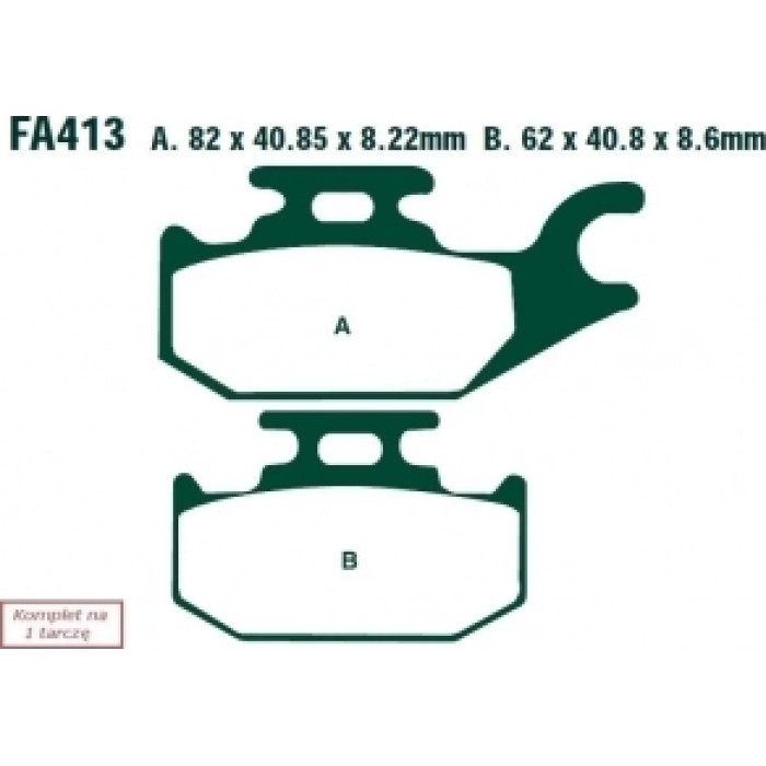 EBC Bremsklötze FA413TT