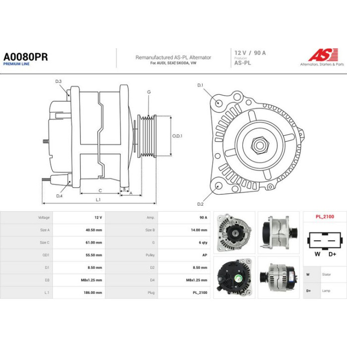 AS-PL Generator A0080PR