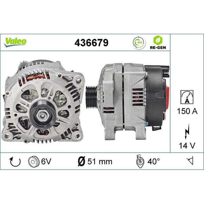 Valeo Lichtmaschine 436679 Valeo Lichtmaschine 436679