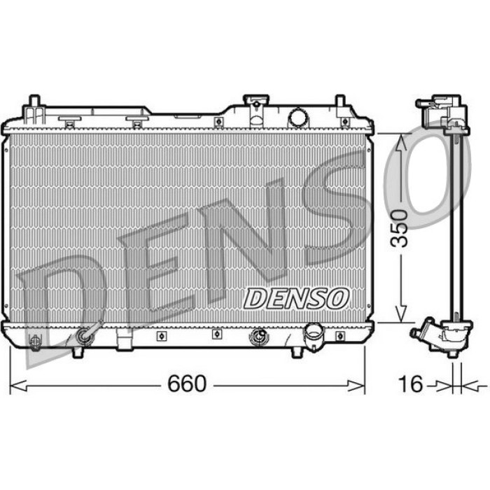 Denso Motorkühler DRM40010 Denso Motorkühler DRM40010
