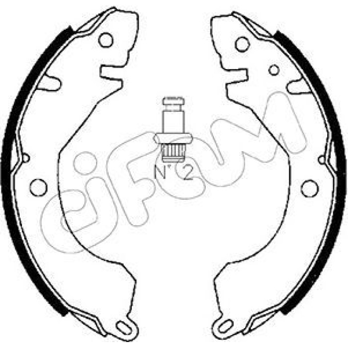 CIFAM Bremsbackensatz 153-253 CIFAM Bremsbackensatz 153-253