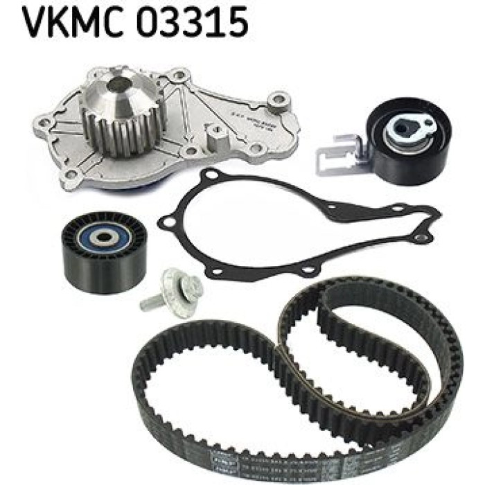 SKF Zahnriemensatz mit Wasserpumpe VKMC 03315