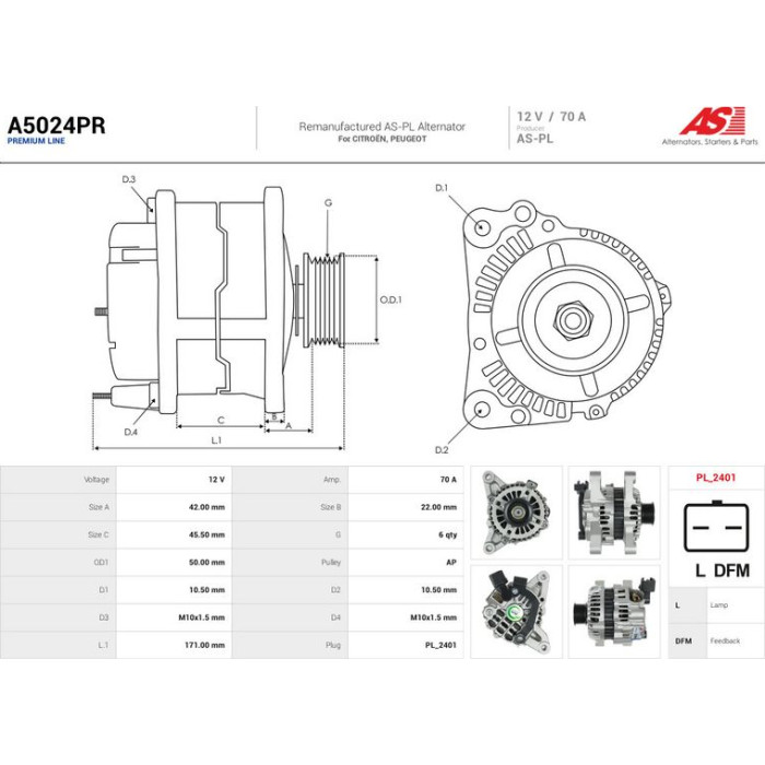 AS-PL Generator A5024PR AS-PL Generator A5024PR