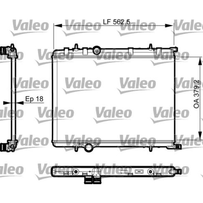Valeo Wärmetauscher 735496 Valeo Wärmetauscher 735496