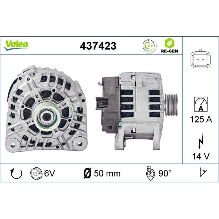 Valeo Lichtmaschine 437423 Valeo Lichtmaschine 437423