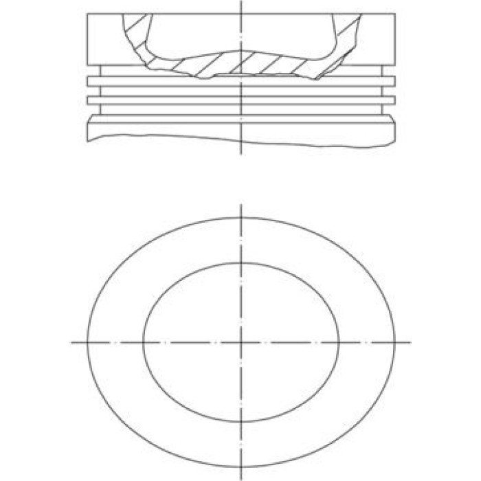 MAHLE Kolben 028 PI 00155 000 MAHLE Kolben 028 PI 00155 000