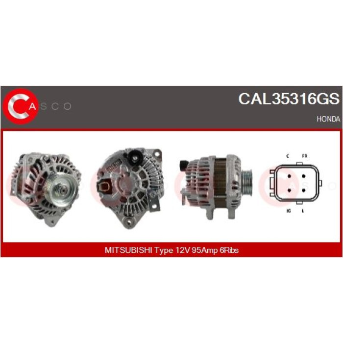 CASCO Generator CAL35316GS CASCO Generator CAL35316GS