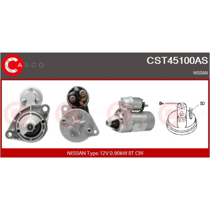 CASCO Anlasser CST45100AS CASCO Anlasser CST45100AS