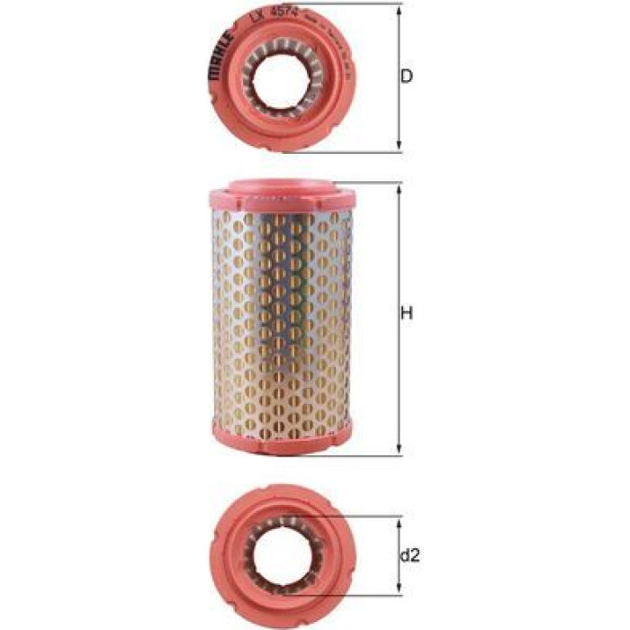 MAHLE Luftfilter LX 4574