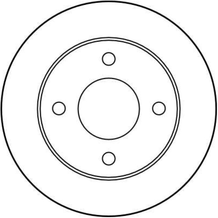 TRW Bremsscheibe DF2725 TRW Bremsscheibe DF2725