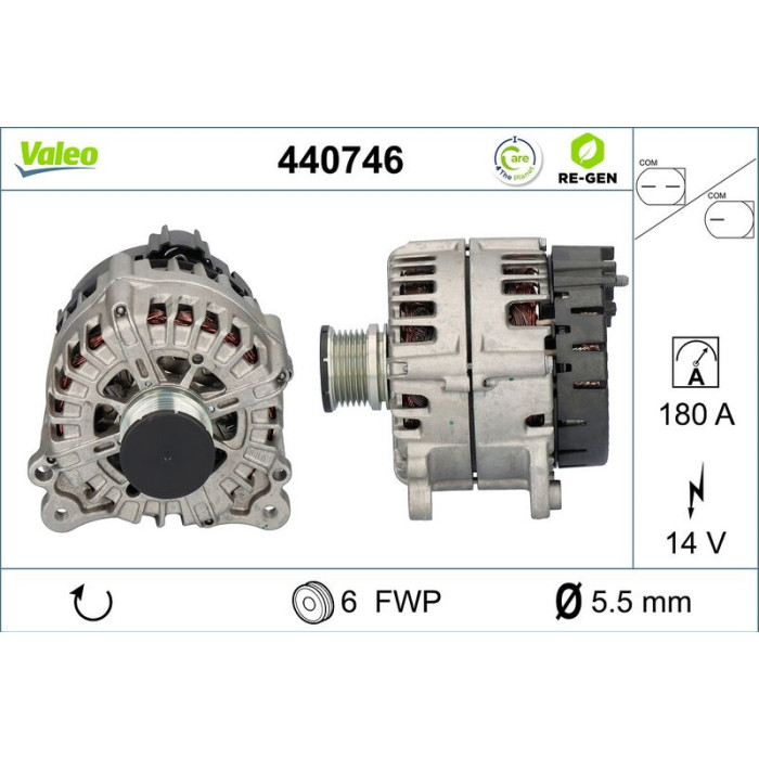 Valeo Lichtmaschine 440746 Valeo Lichtmaschine 440746