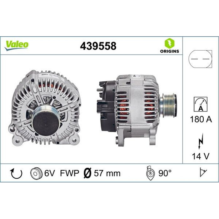 Valeo Lichtmaschine 439558 Valeo Lichtmaschine 439558