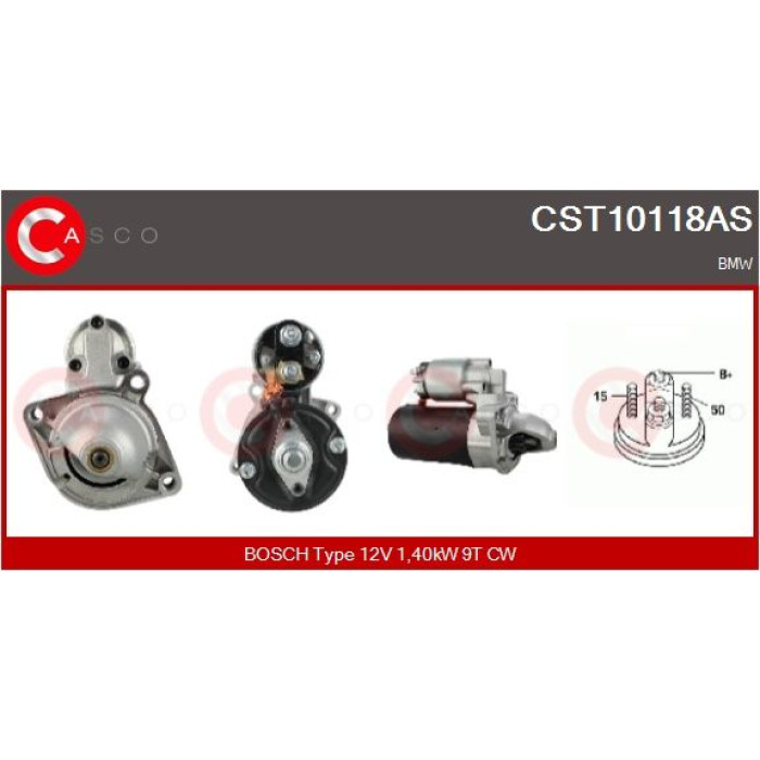 CASCO Anlasser CST10118AS