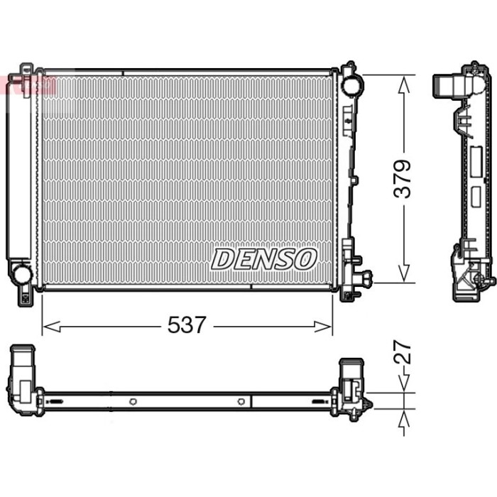 Denso Motorkühler DRM06003 Denso Motorkühler DRM06003