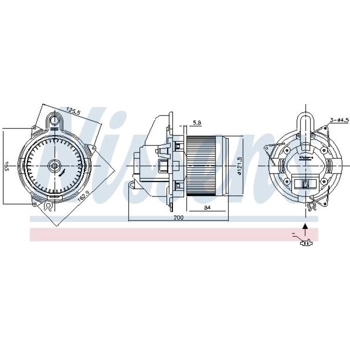 Nissens Innenraumgebläse 87502