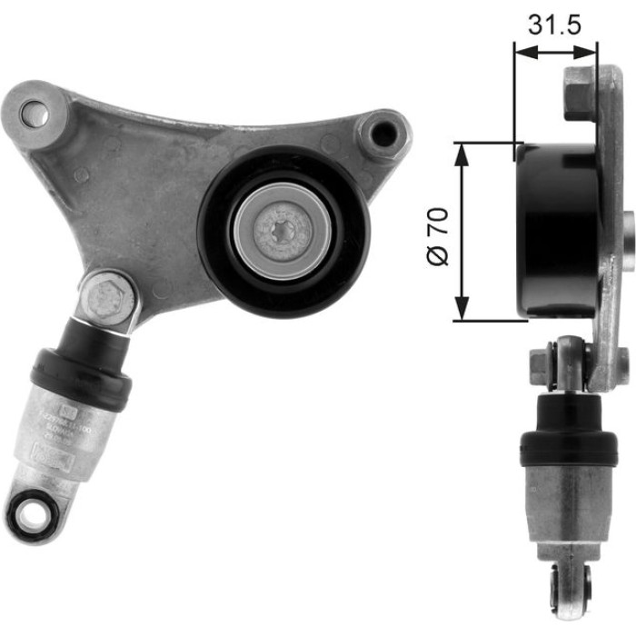 Gates Spannrolle T38216