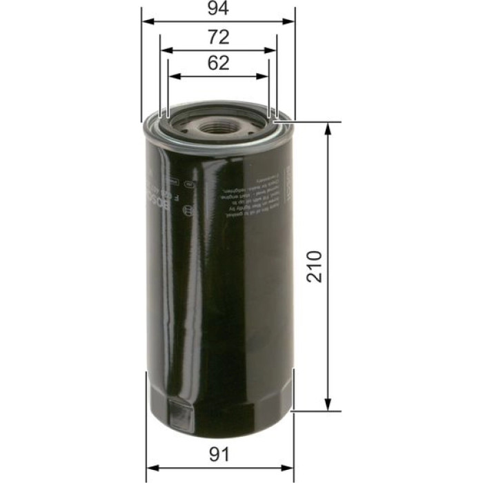 F 026 407 234 Bosch Ölfilter F 026 407 234 F 026 407 234 Bosch Ölfilter F 026 407 234