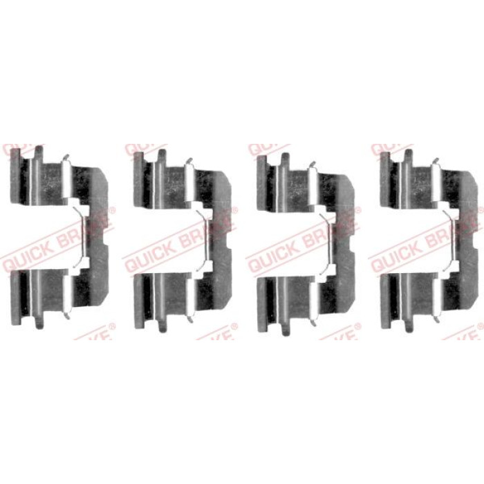 Quick Brake Zubehörsatz für Scheibenbremsbeläge 109-1227 Quick Brake Zubehörsatz für Scheibenbremsbeläge 109-1227