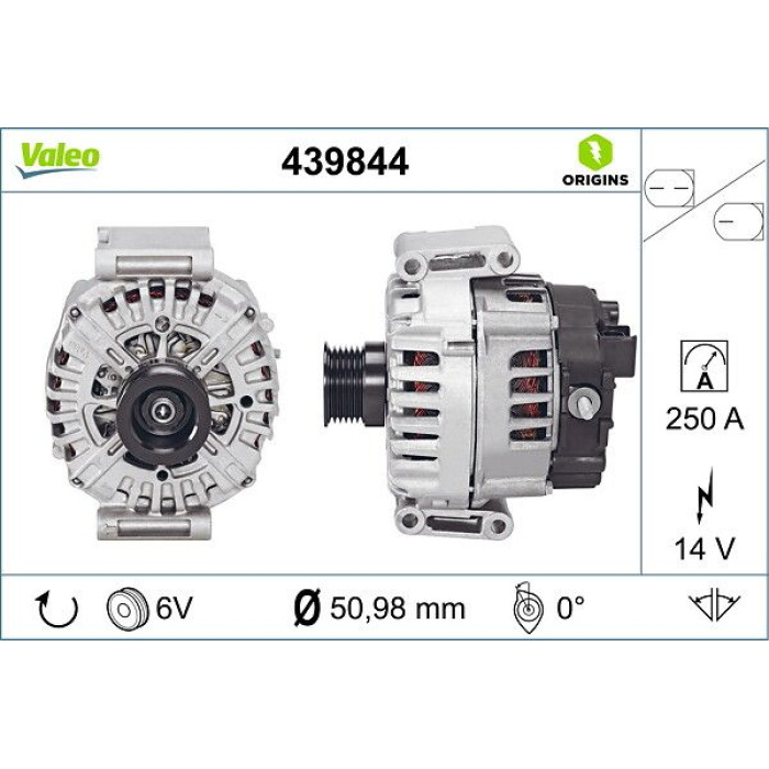 Valeo Lichtmaschine 439844 Valeo Lichtmaschine 439844