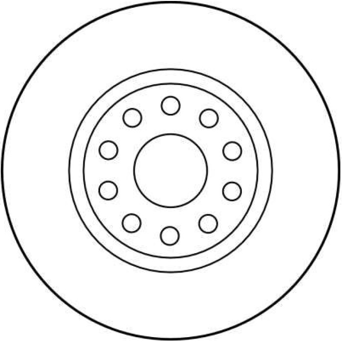 TRW Bremsscheibe DF2761 TRW Bremsscheibe DF2761