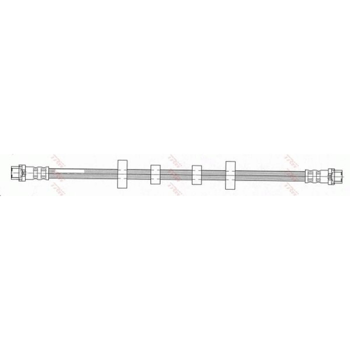 TRW Bremsschlauch Vorderachse rechts PHA455 TRW Bremsschlauch Vorderachse rechts PHA455