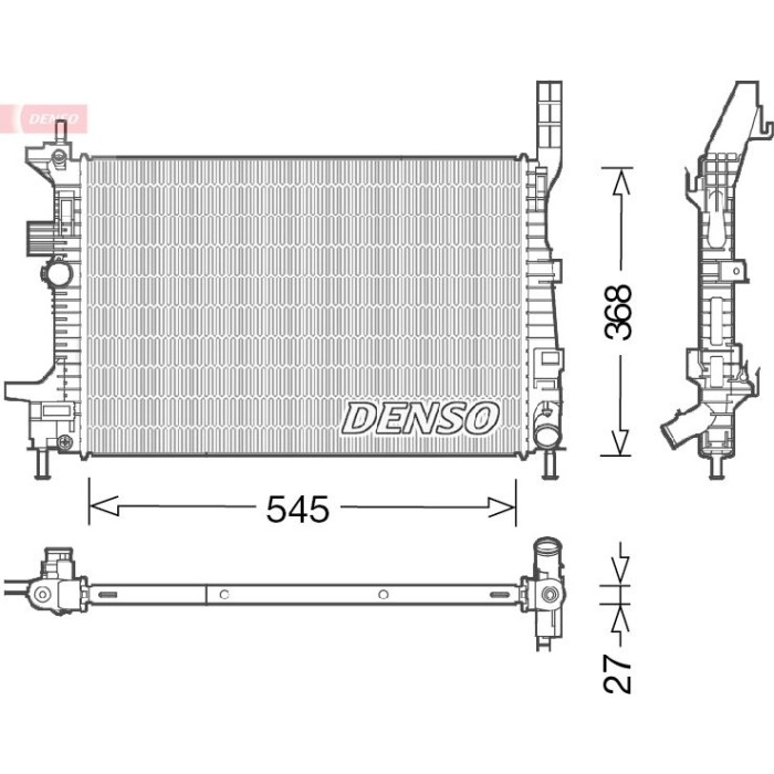 Denso Motorkühler DRM10029 Denso Motorkühler DRM10029