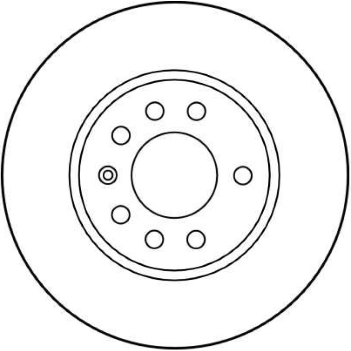 TRW Bremsscheibe Opel Calibra/Vectra DF2681 TRW Bremsscheibe Opel Calibra/Vectra DF2681