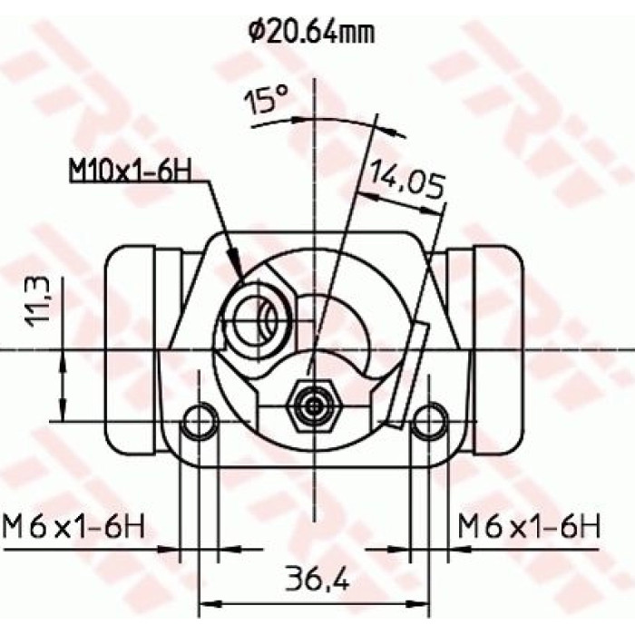 TRW Radbremszylinder BWF191 TRW Radbremszylinder BWF191