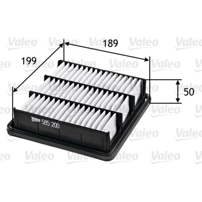 Valeo Luftfilter 585200 Valeo Luftfilter 585200