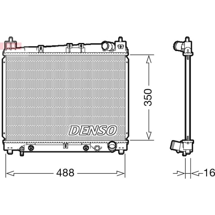 Denso Motorkühler DRM50080 Denso Motorkühler DRM50080