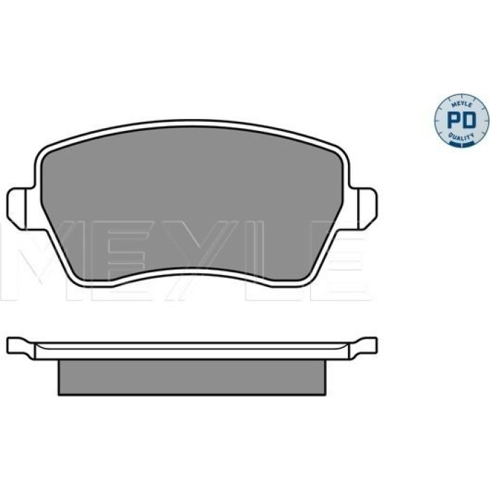 MEYLE Bremsbelagsatz Opel Agilla 07-/Swift 05-/Splash 025 244 0317/PD MEYLE Bremsbelagsatz Opel Agilla 07-/Swift 05-/Splash 025 244 0317/PD