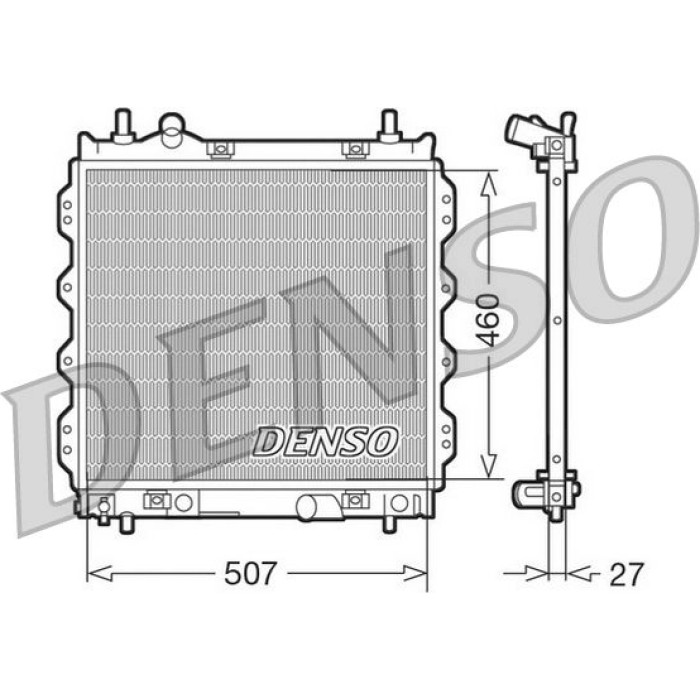 Denso Motorkühler DRM06005 Denso Motorkühler DRM06005