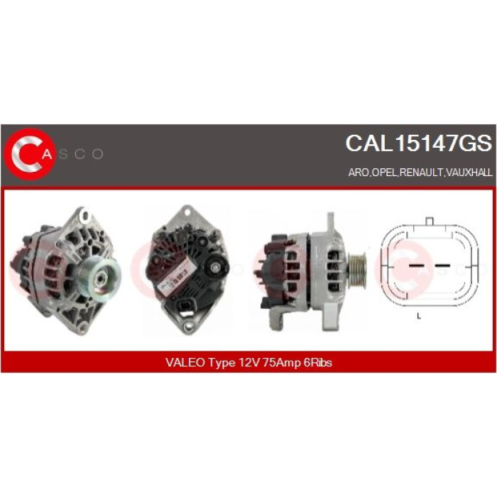 CASCO Generator CAL15147GS CASCO Generator CAL15147GS